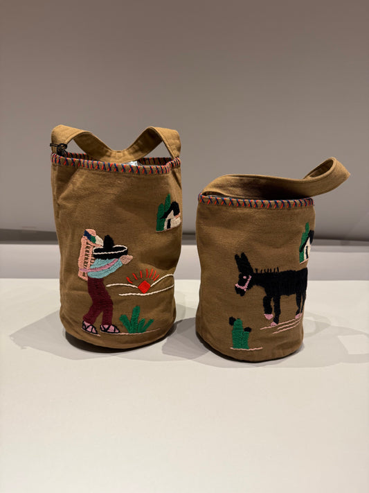 dahl'ia  embroidery bag（DBA-51）S size