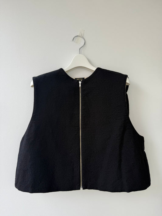 R&D.M.Co- COTTON WOOL SHIRRING VEST（7701）