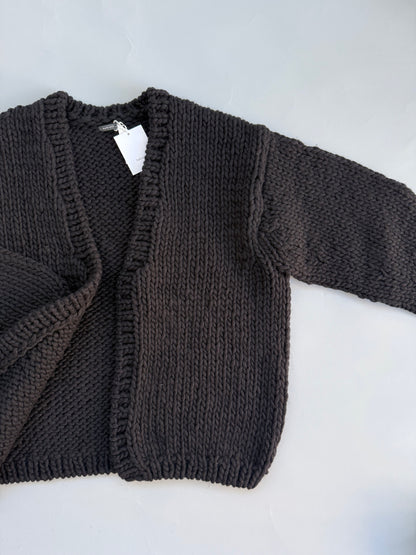 hand knitting cardigan