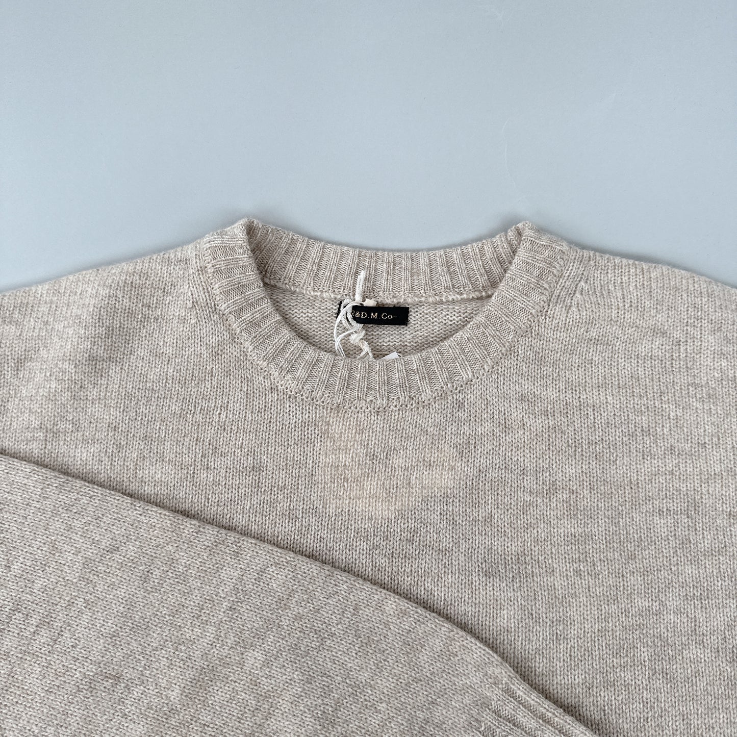 R&D.M.Co- 7G CREWNECK SWEATER（7832）