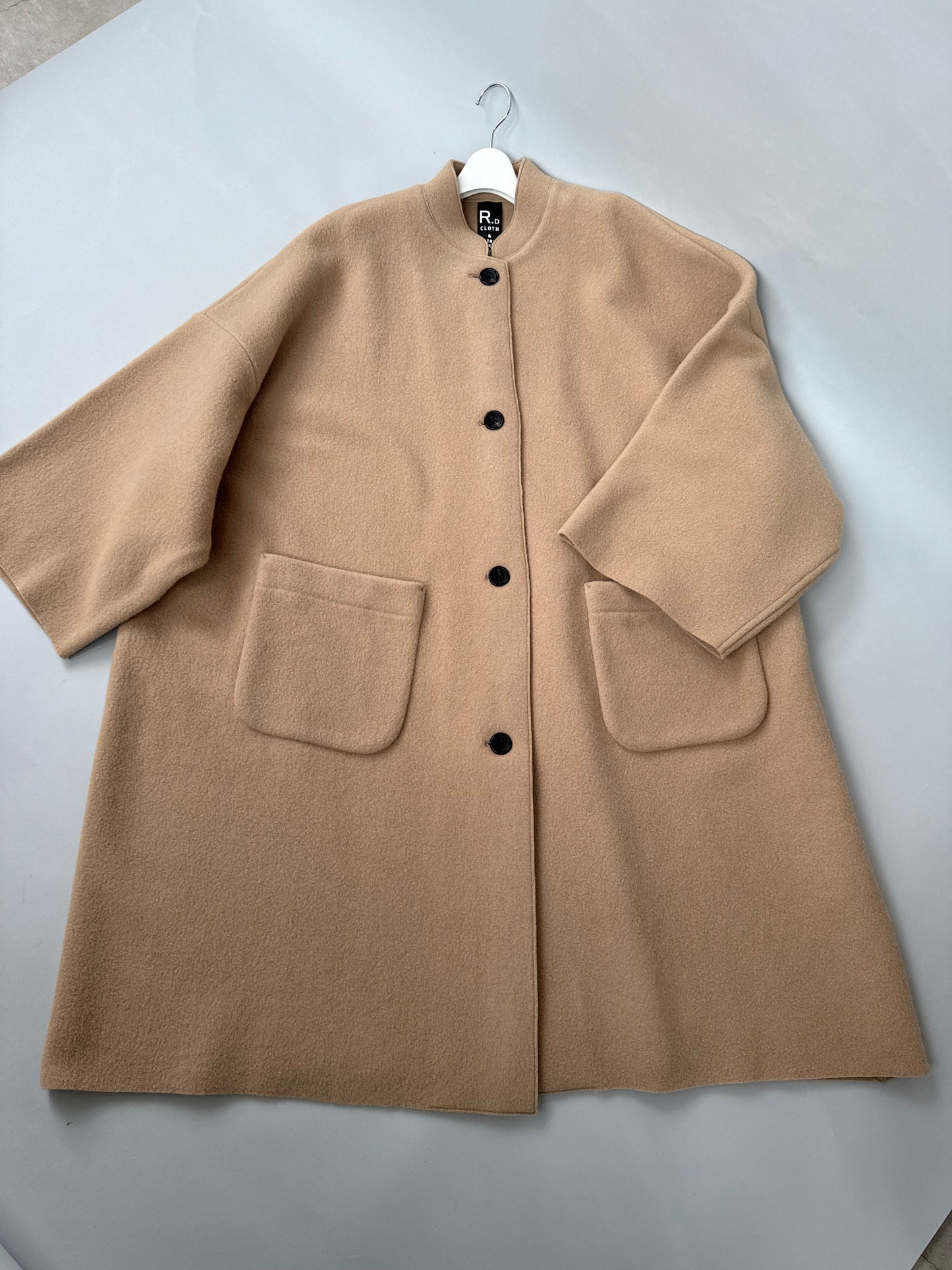 R&D.M.Co- WOOL FELT OVERSIZE COAT（7808）