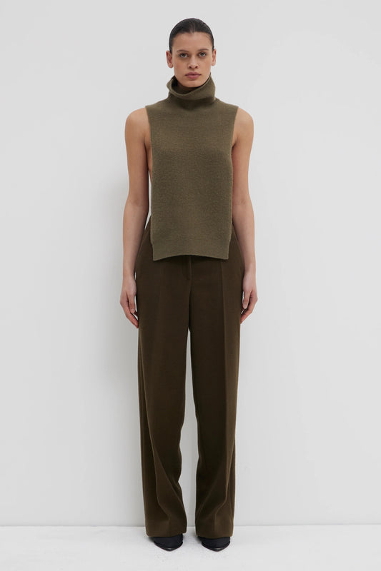 christian wijnants KNITTED BIB WITH HIGH COLLAR（WRW8586KELSHI）