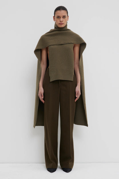 christian wijnants KNITTED BIB WITH HIGH COLLAR（WRW8586KELSHI）