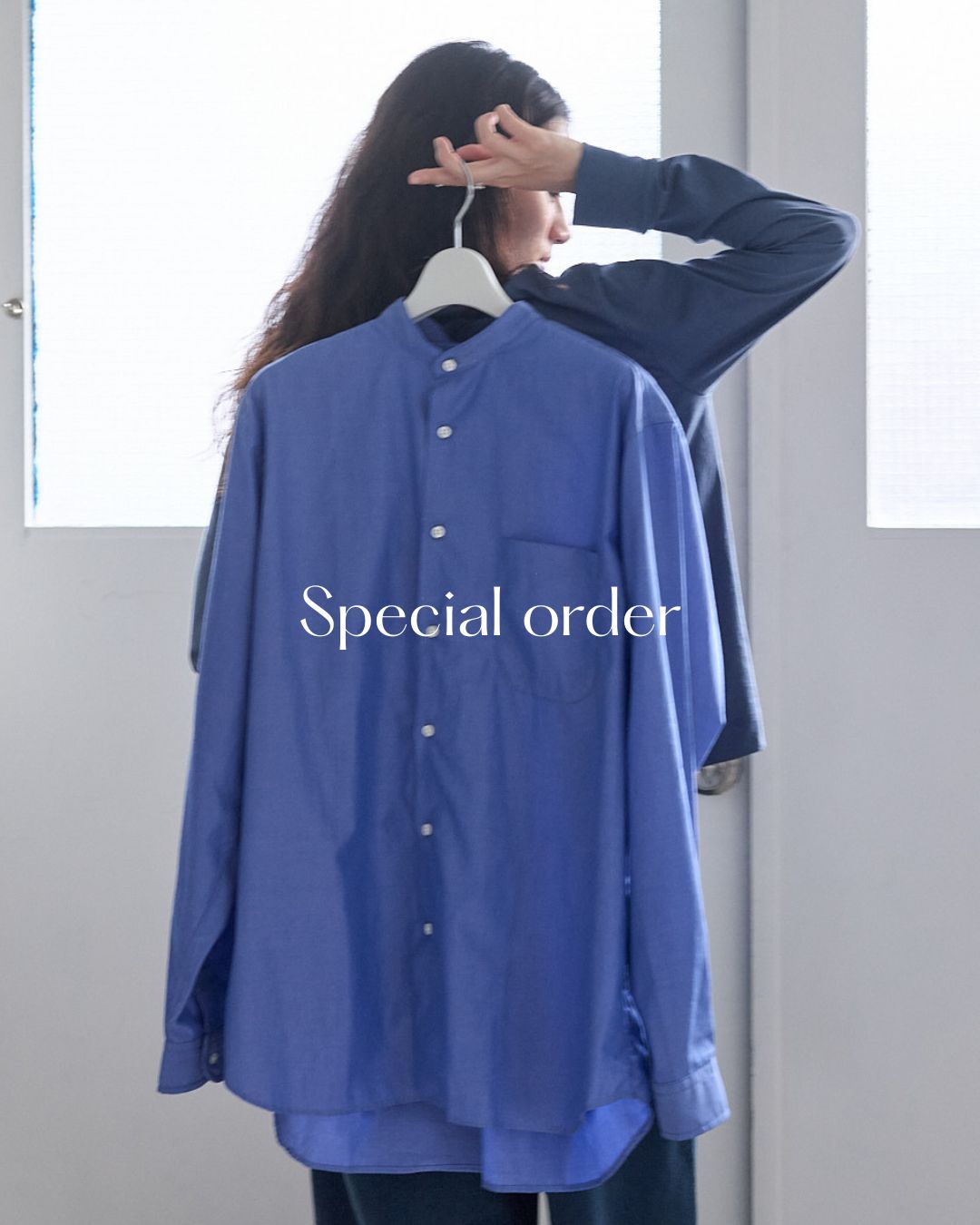 INDIVIDUALIZED SHIRTS stand-collar shirts 3rdinary-special order
